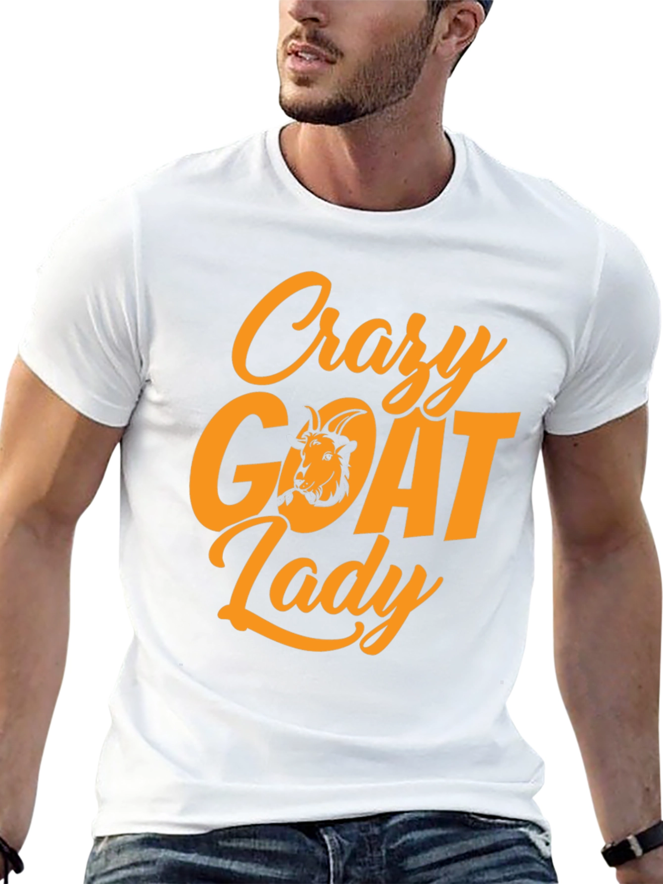 Crazy Goat Lady T-Shirt - Black Tee