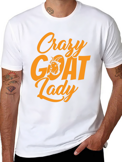 Crazy Goat Lady T-Shirt - Black Tee
