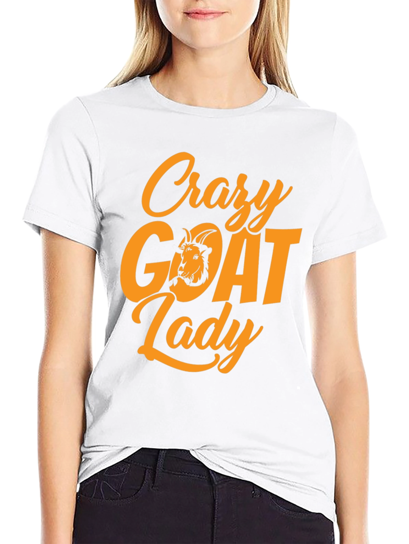 Crazy Goat Lady T-Shirt - Black Tee