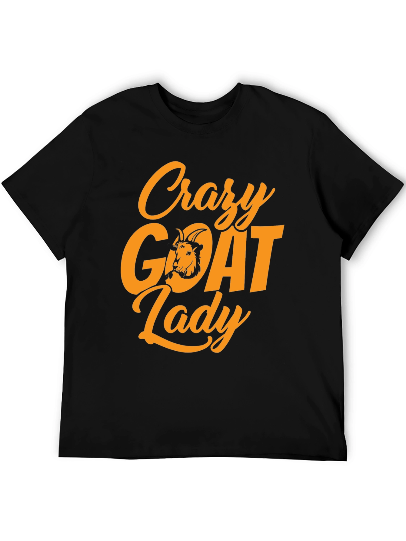 Crazy Goat Lady T-Shirt - Black Tee