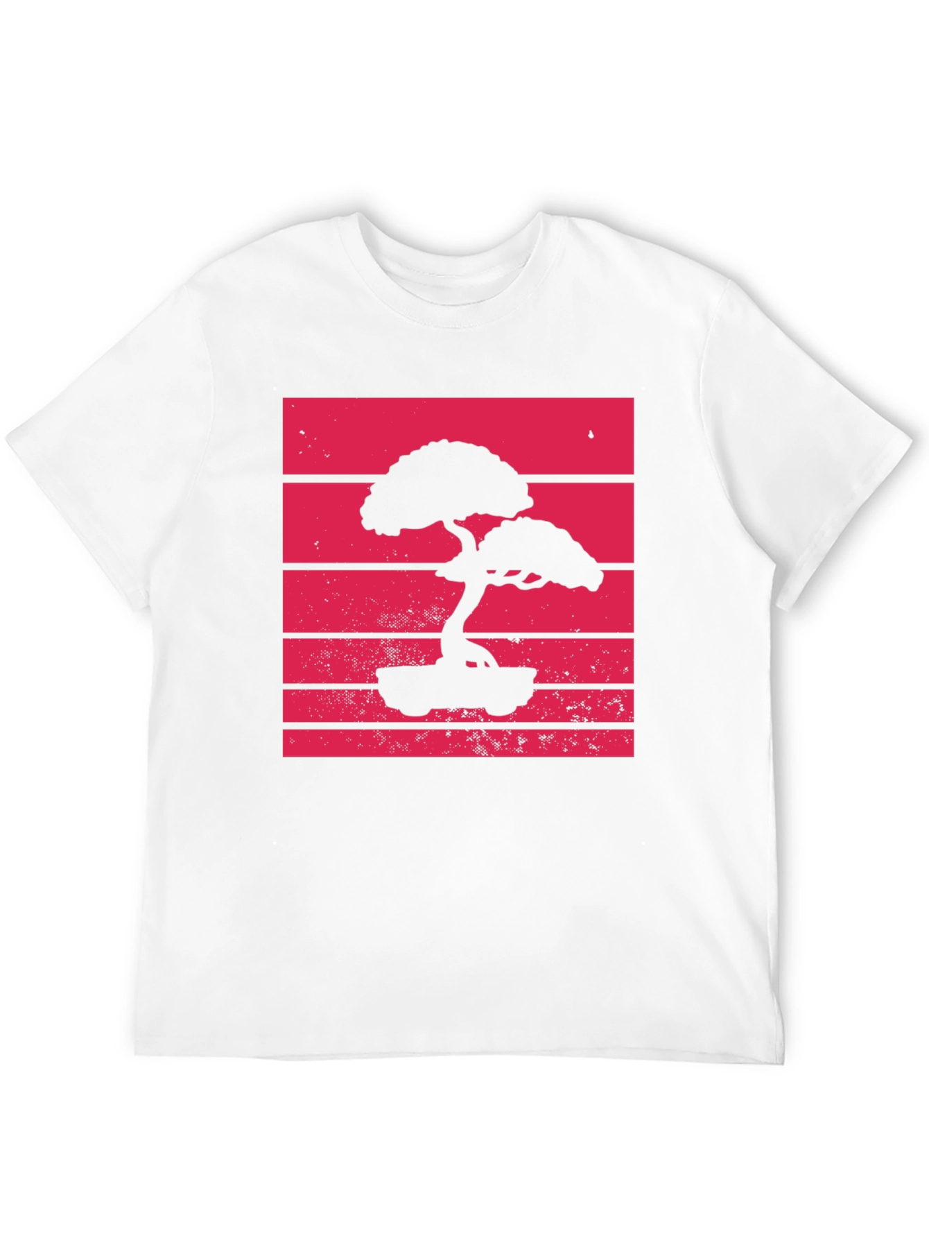 Bonsai Tree Silhouette Graphic Tee