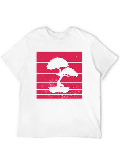 Bonsai Tree Silhouette Graphic Tee