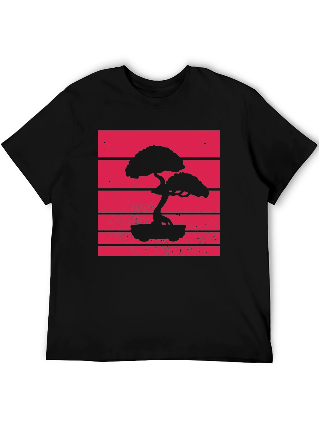Bonsai Tree Silhouette Graphic Tee