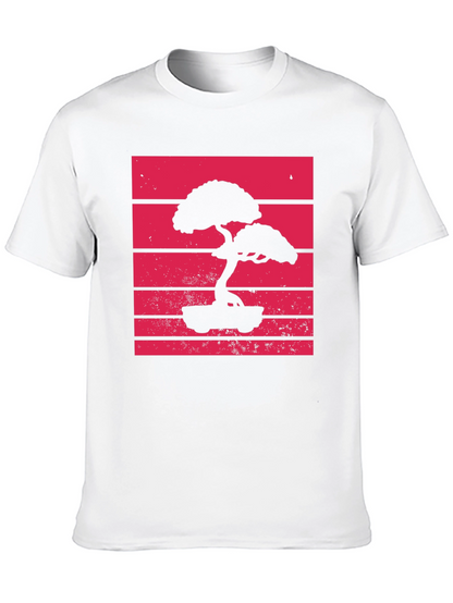 Bonsai Tree Silhouette Graphic Tee