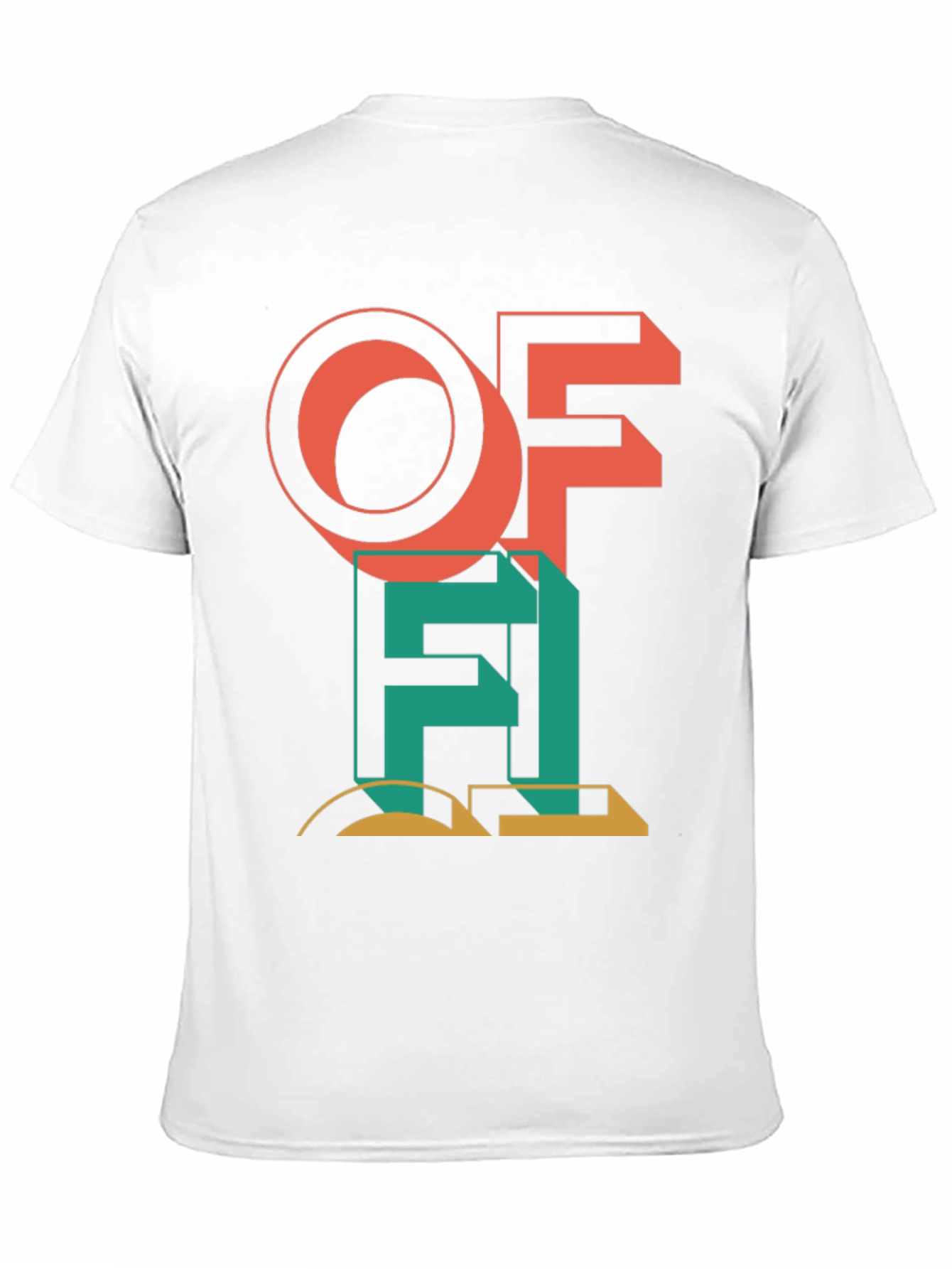 Modern Art Graphic Tee - Black