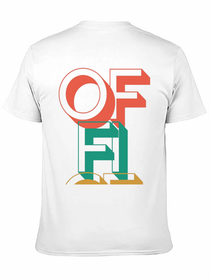 Modern Art Graphic Tee - Black