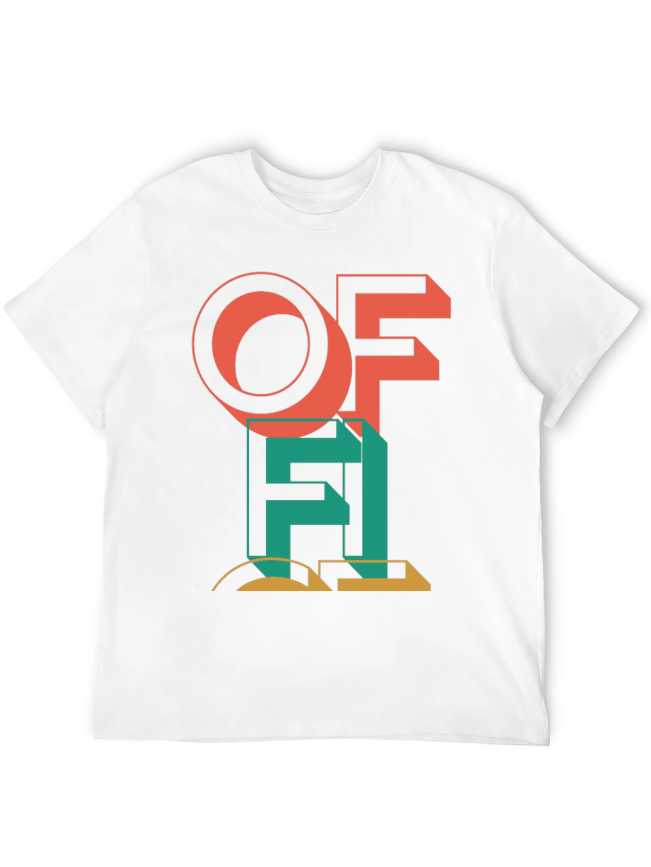 Modern Art Graphic Tee - Black