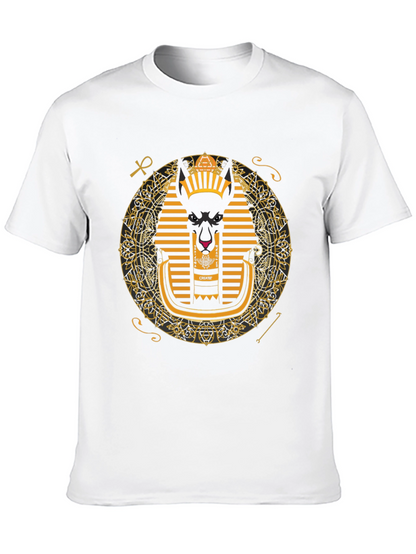 Anubis Graphic Tee - Egyptian Pharaoh Inspired Print
