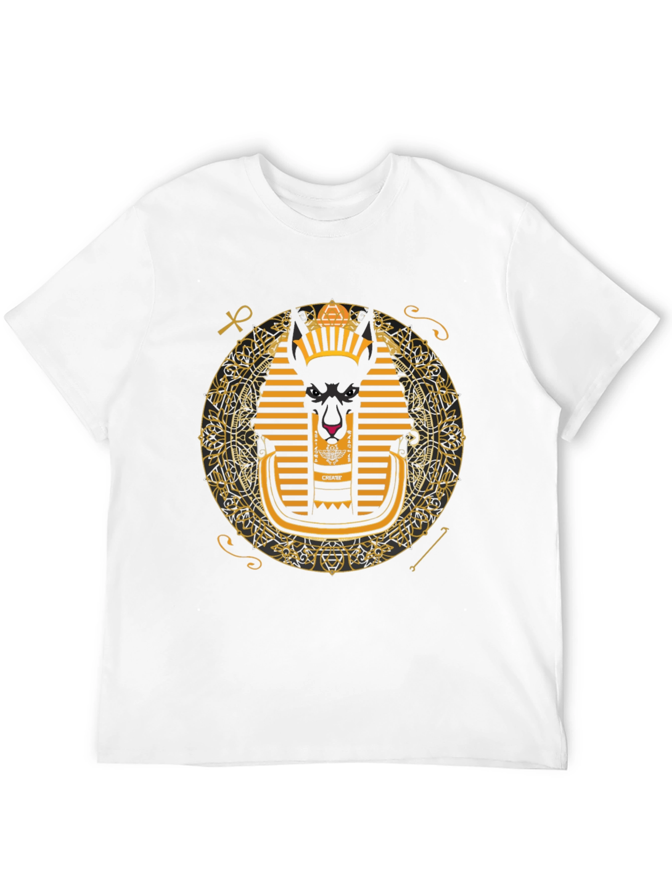 Anubis Graphic Tee - Egyptian Pharaoh Inspired Print
