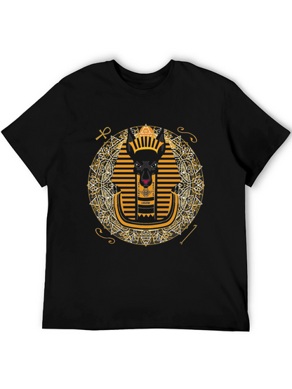 Anubis Graphic Tee - Egyptian Pharaoh Inspired Print