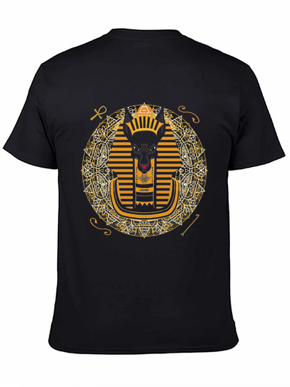 Anubis Graphic Tee - Egyptian Pharaoh Inspired Print