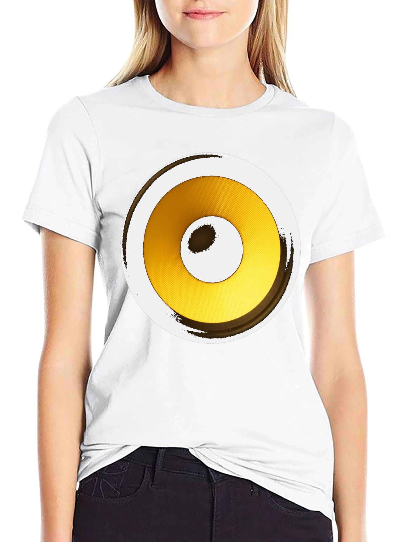 Speaker Graphic Tee - Modern Audio Design