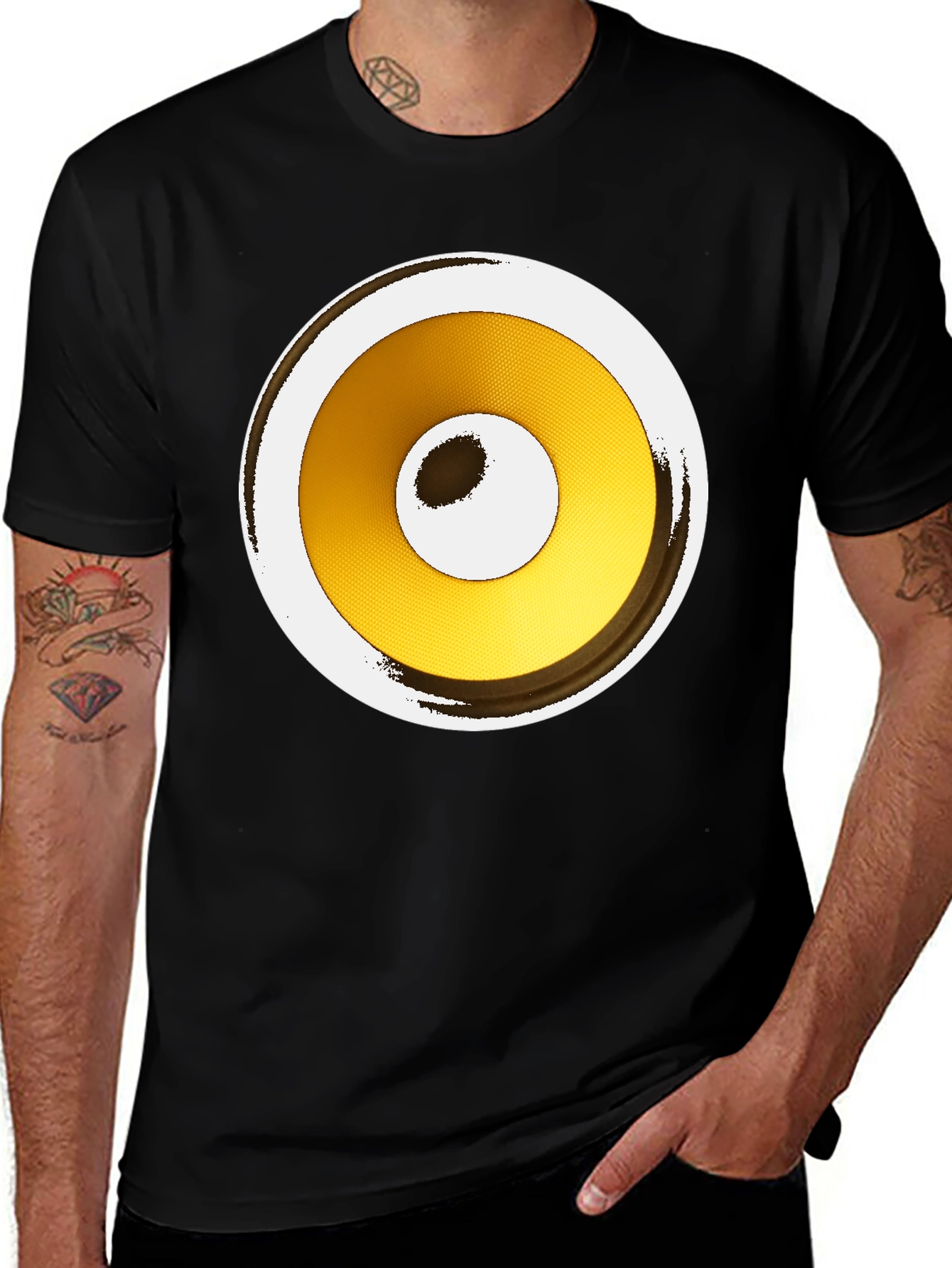 Speaker Graphic Tee - Modern Audio Design