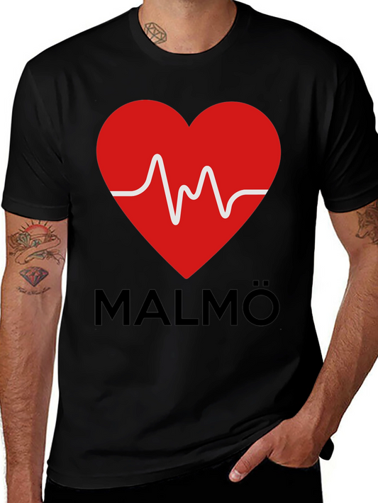 Malmo Heartbeat Graphic Tee