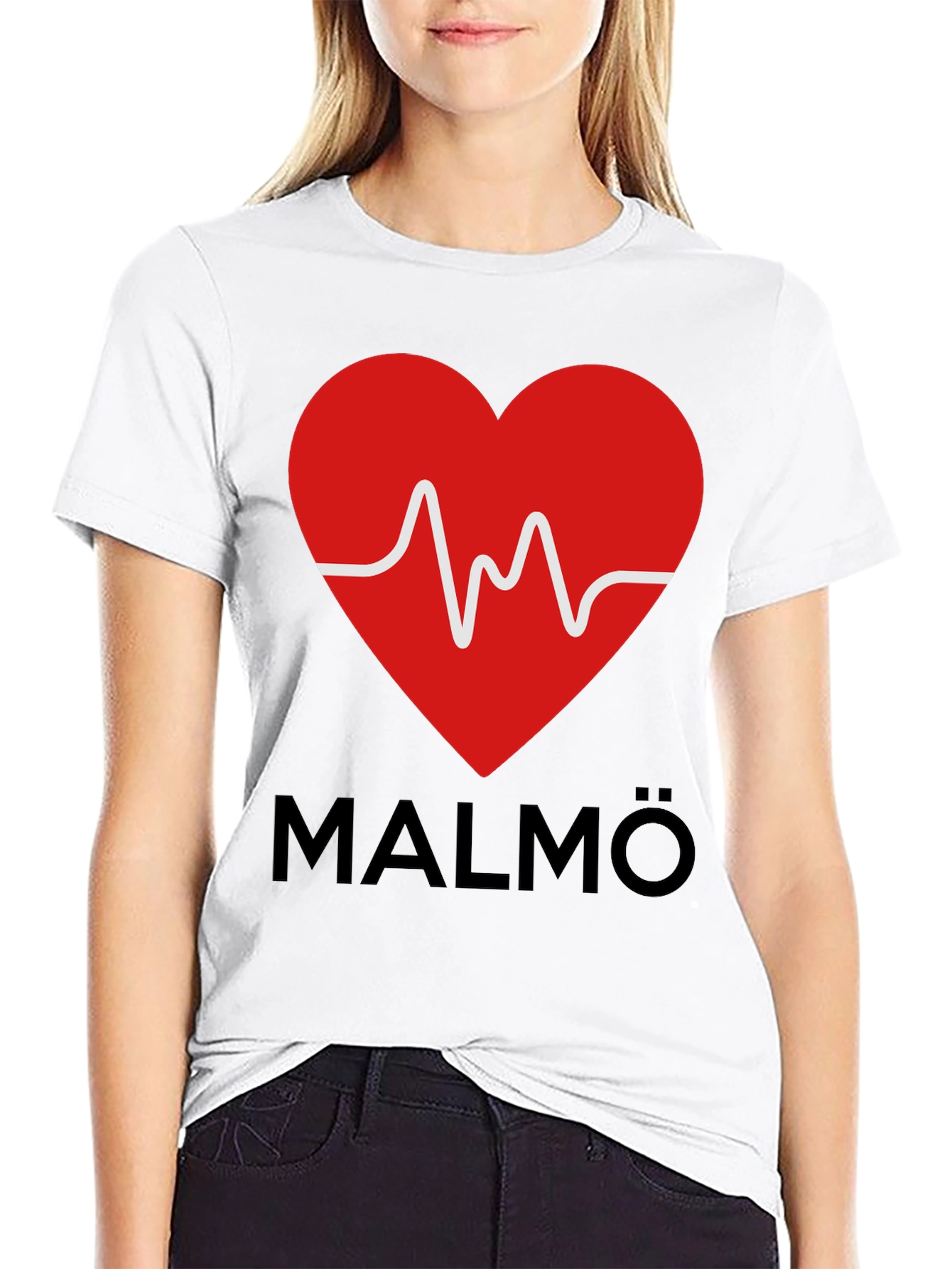 Malmo Heartbeat Graphic Tee