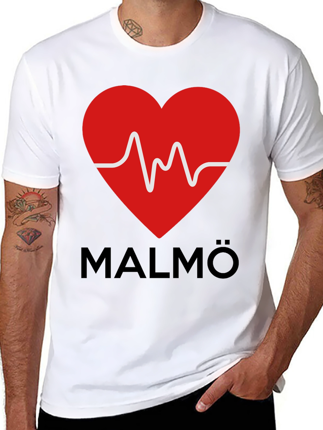 Malmo Heartbeat Graphic Tee