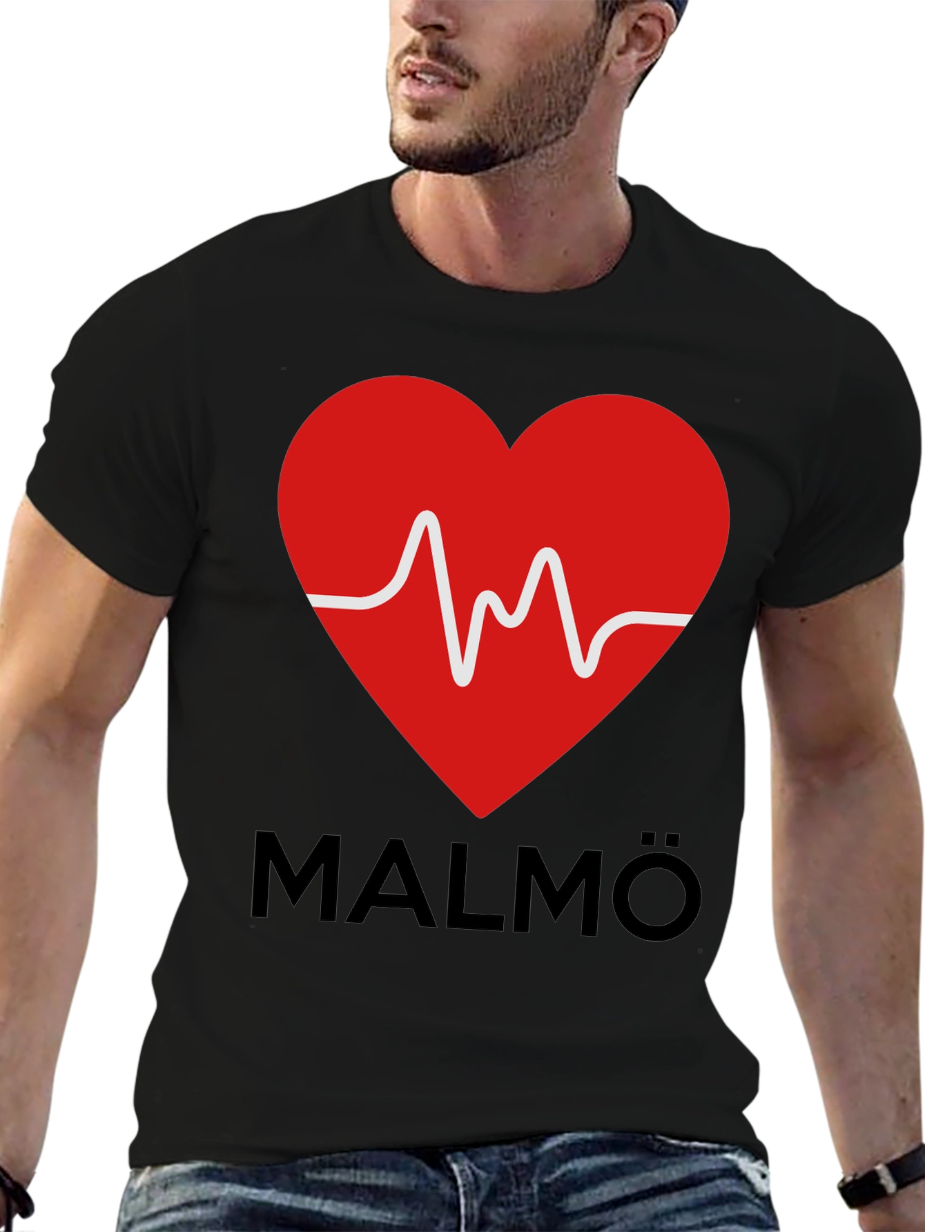 Malmo Heartbeat Graphic Tee