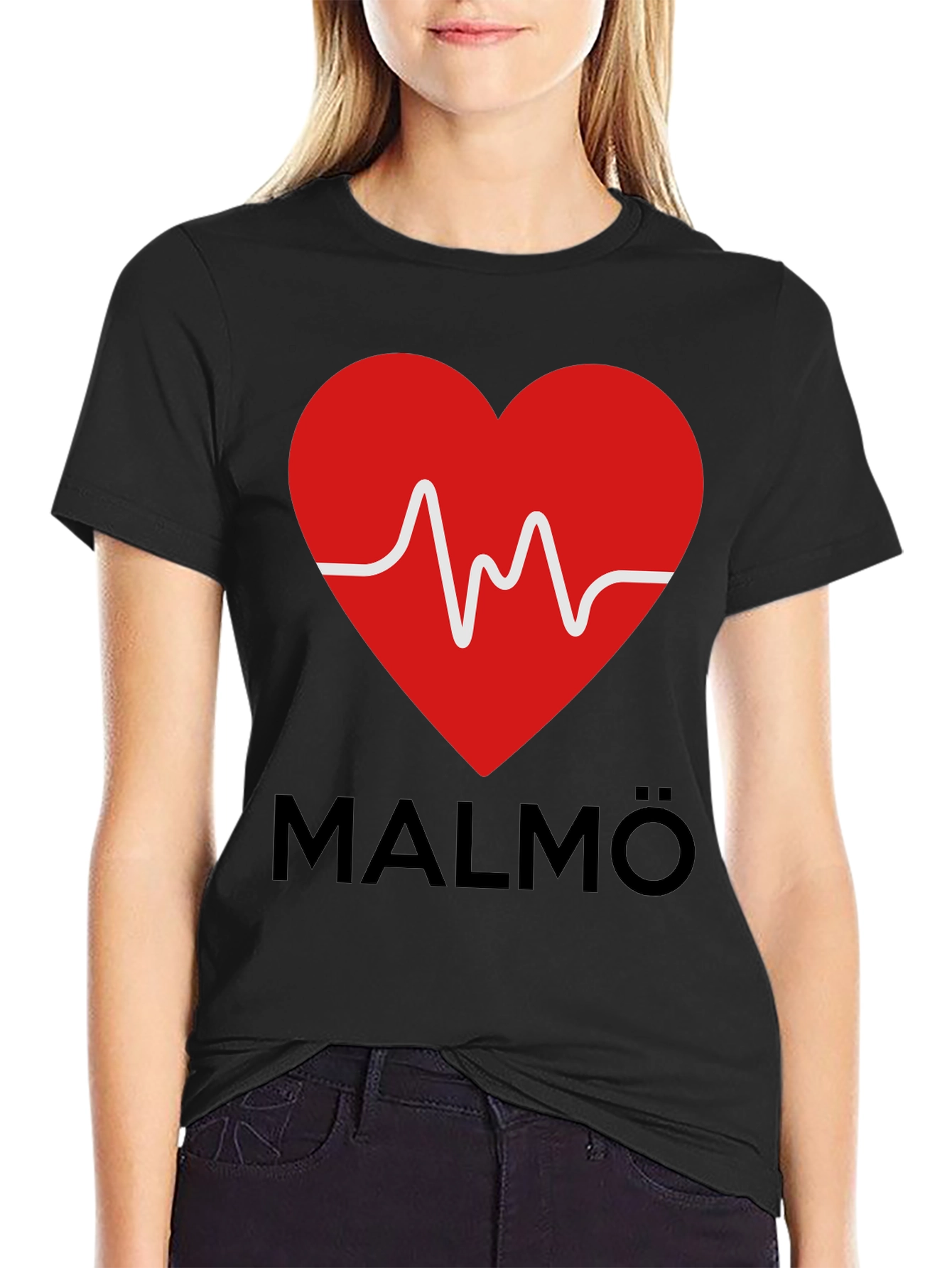 Malmo Heartbeat Graphic Tee