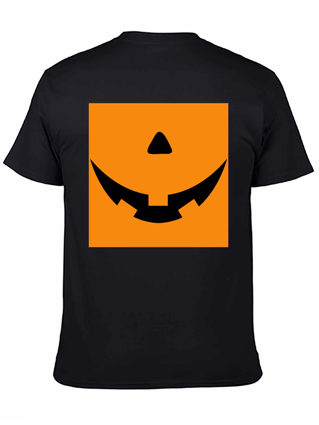Spooky Pumpkin Face Graphic Tee - Halloween