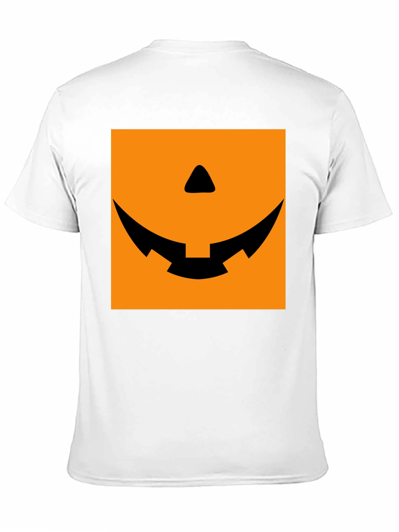 Spooky Pumpkin Face Graphic Tee - Halloween