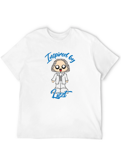 Inspired by Liszt Black T-Shirt