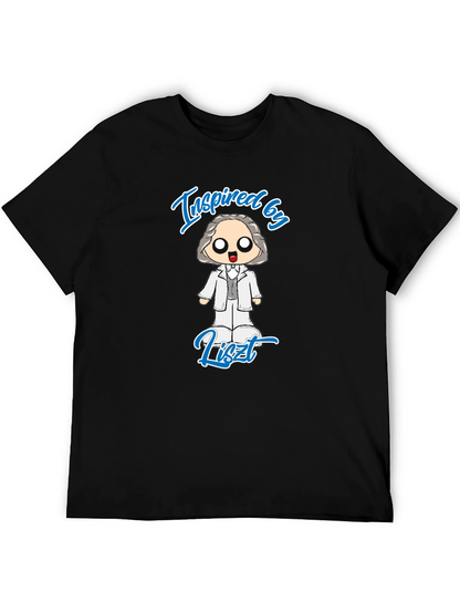 Inspired by Liszt Black T-Shirt