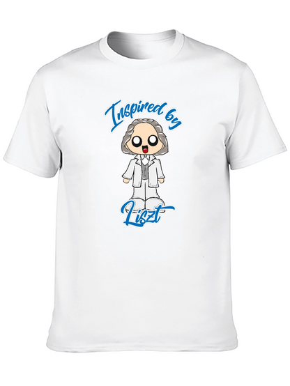 Inspired by Liszt Black T-Shirt