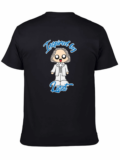 Inspired by Liszt Black T-Shirt
