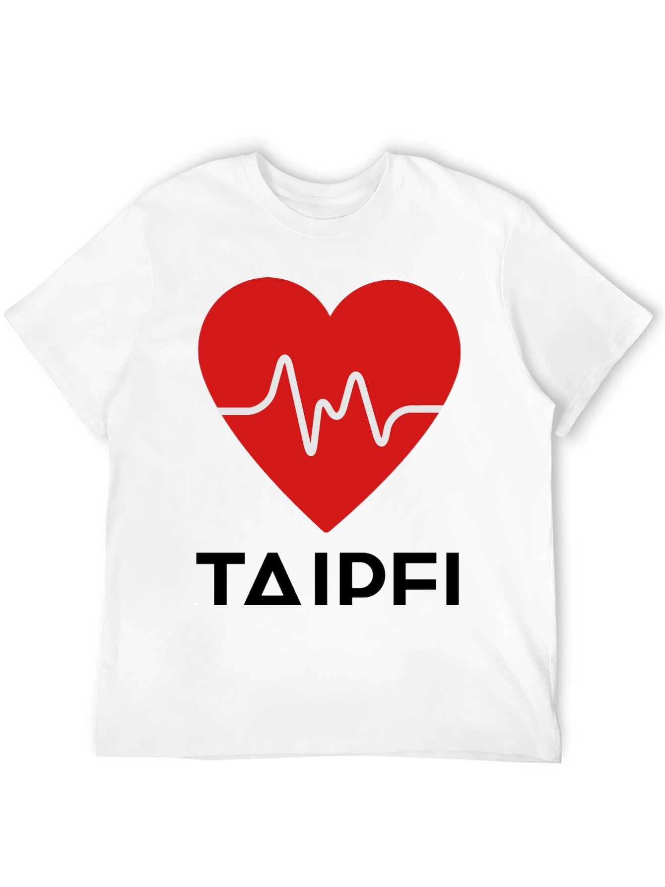 Heartbeat Graphic Tee - TAIPFI Design