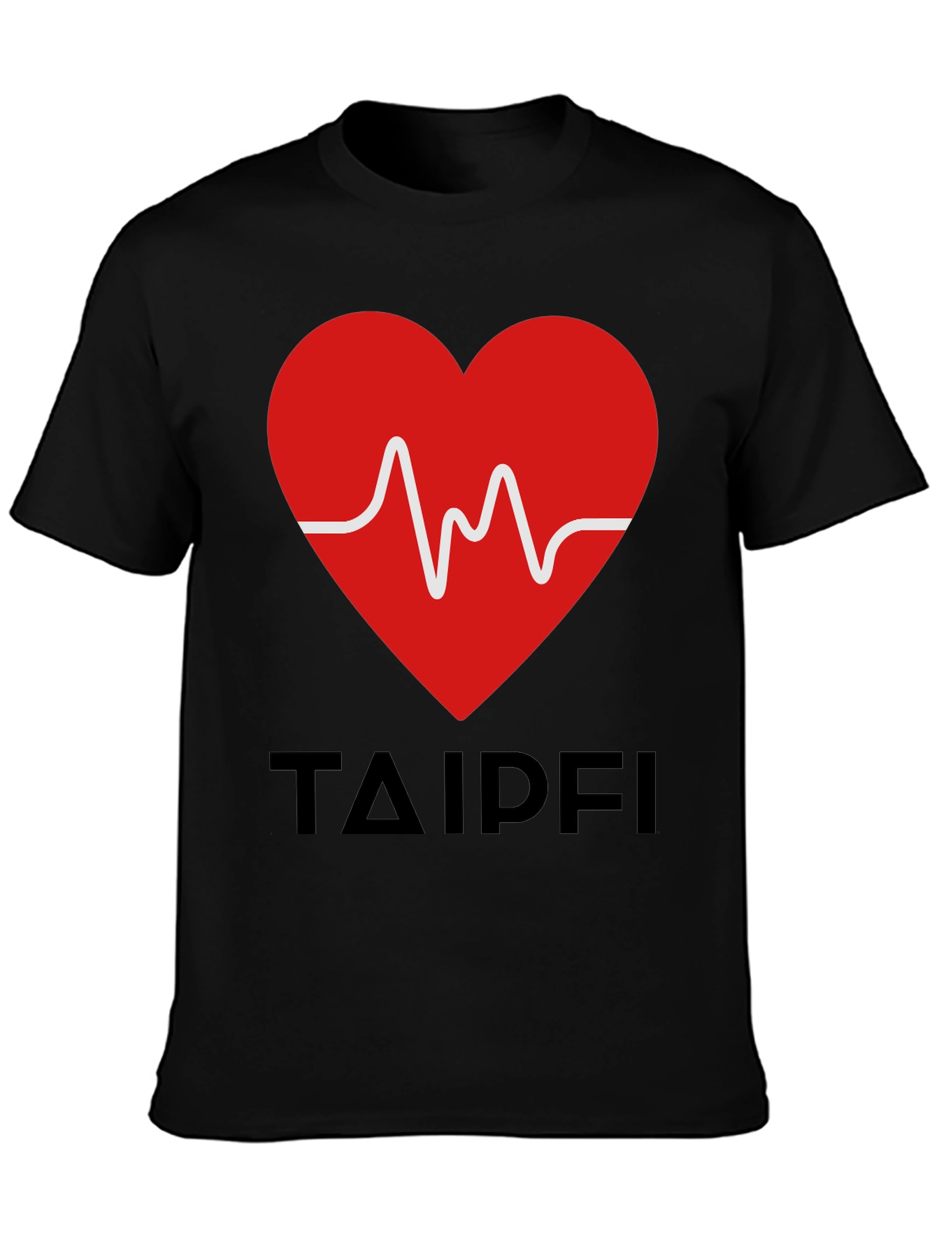 Heartbeat Graphic Tee - TAIPFI Design