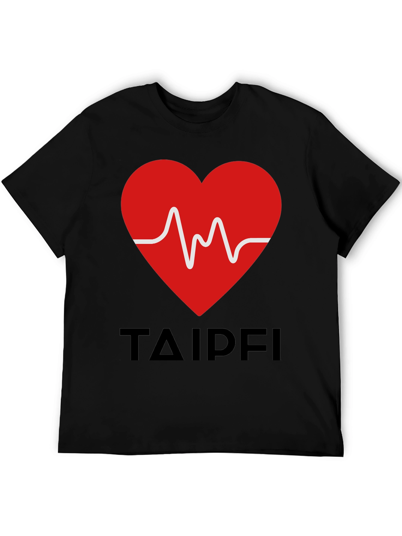 Heartbeat Graphic Tee - TAIPFI Design