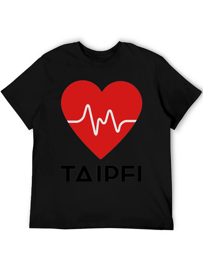 Heartbeat Graphic Tee - TAIPFI Design