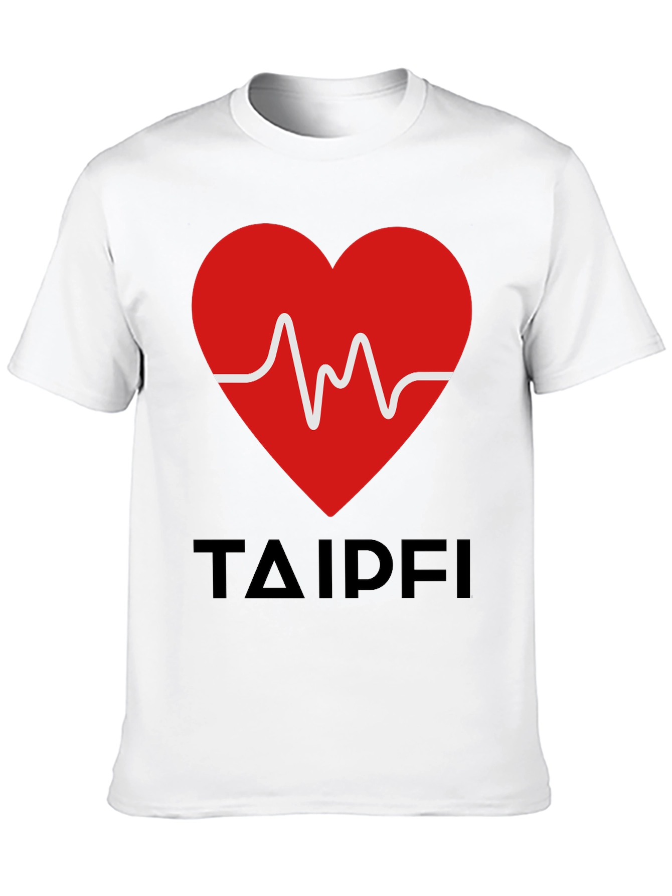Heartbeat Graphic Tee - TAIPFI Design
