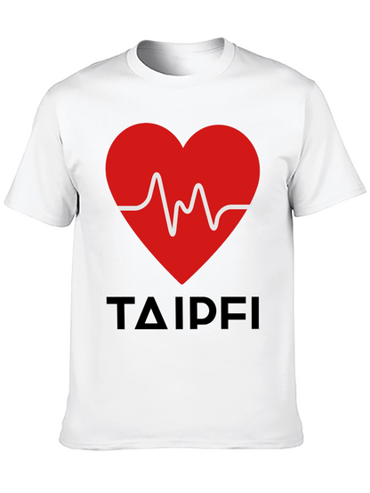 Heartbeat Graphic Tee - TAIPFI Design