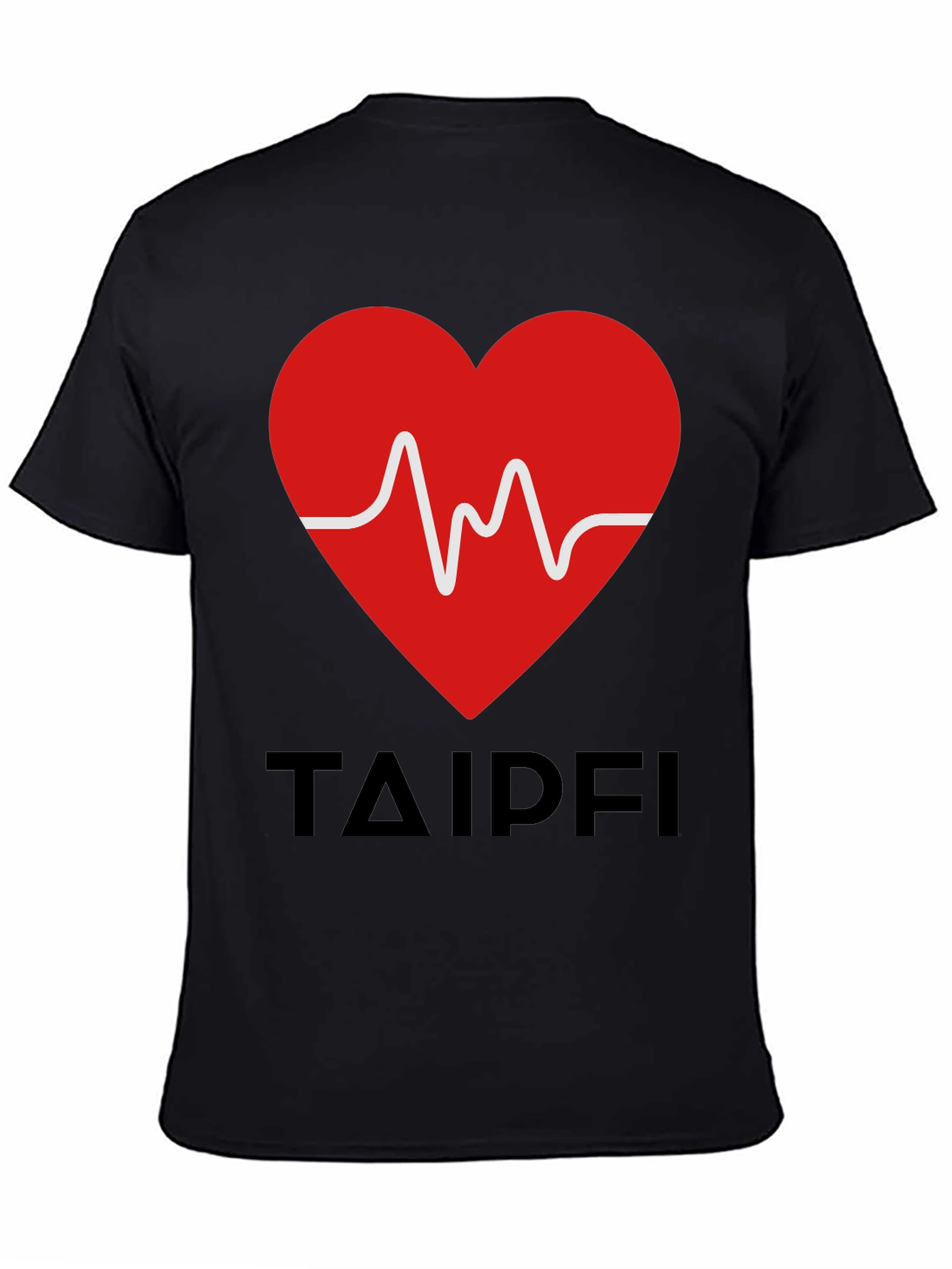 Heartbeat Graphic Tee - TAIPFI Design