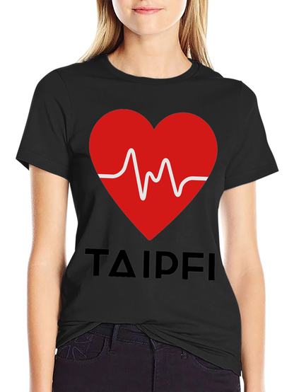 Heartbeat Graphic Tee - TAIPFI Design