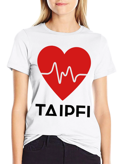 Heartbeat Graphic Tee - TAIPFI Design