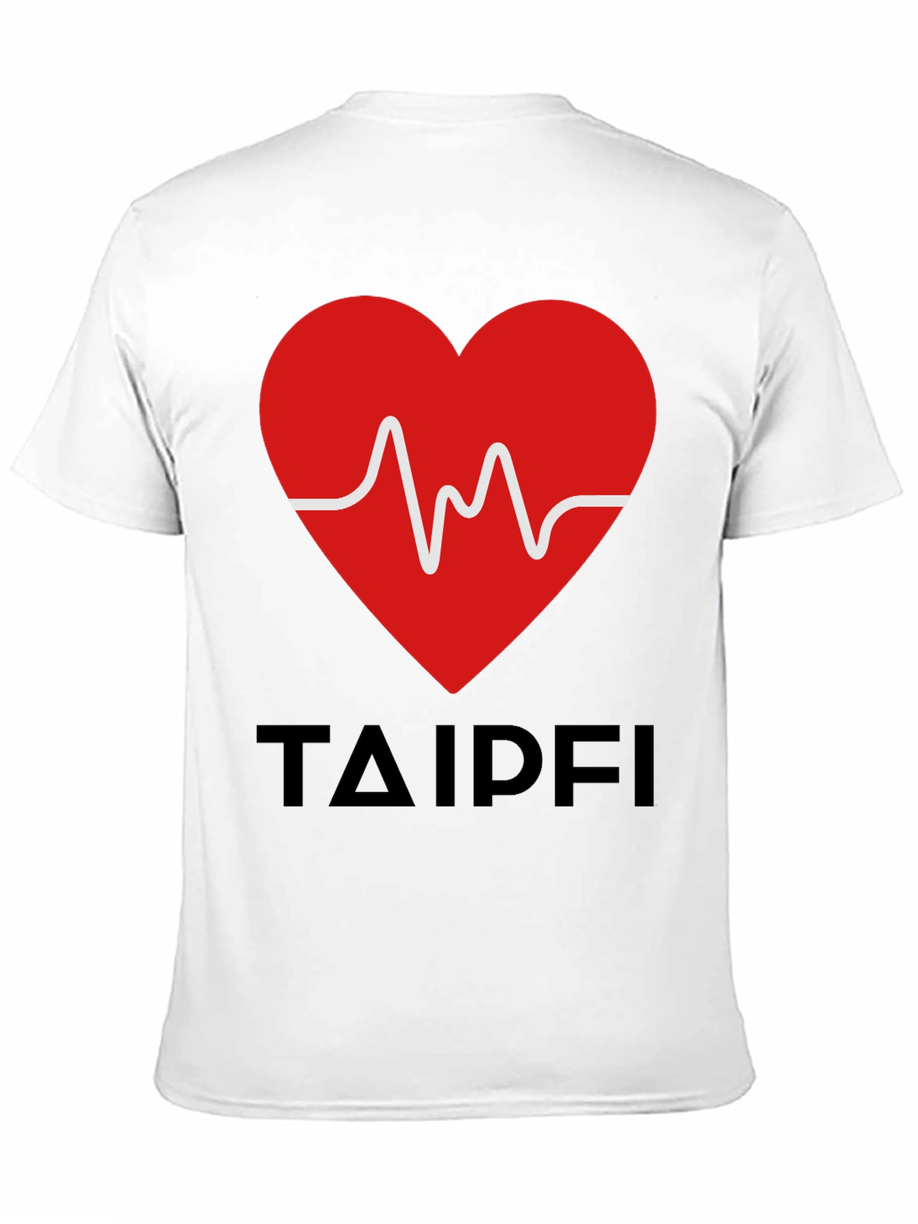 Heartbeat Graphic Tee - TAIPFI Design