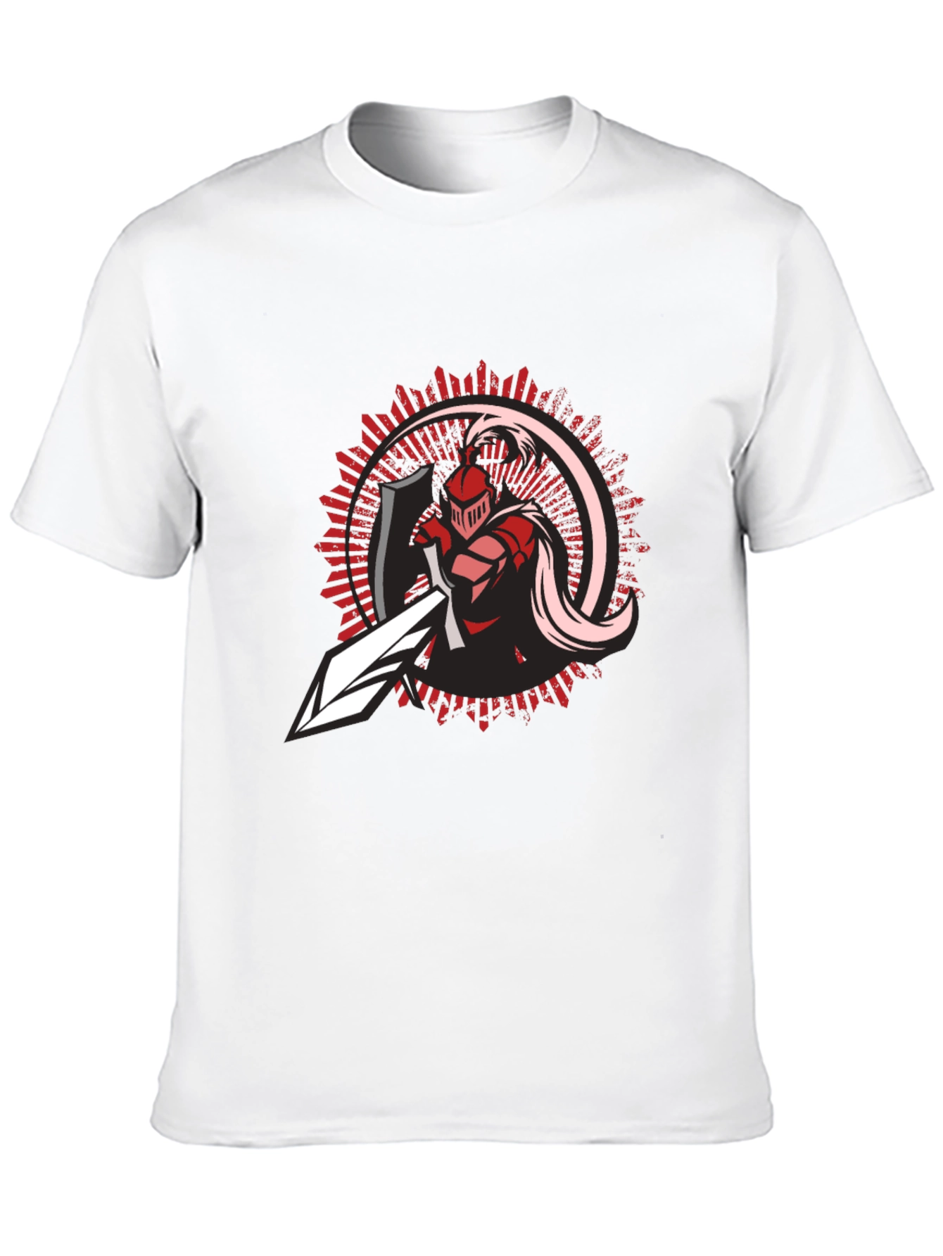 Knight Graphic Black T-Shirt