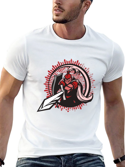 Knight Graphic Black T-Shirt