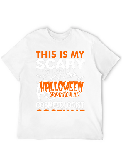 Scary Halloween Cosmetologist T-Shirt
