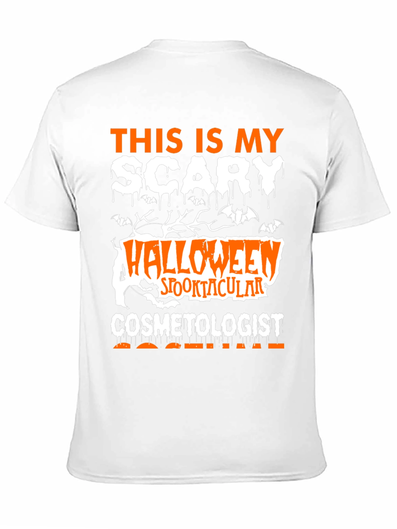 Scary Halloween Cosmetologist T-Shirt