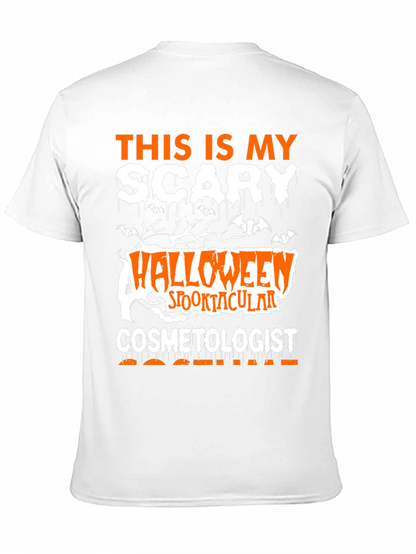 Scary Halloween Cosmetologist T-Shirt