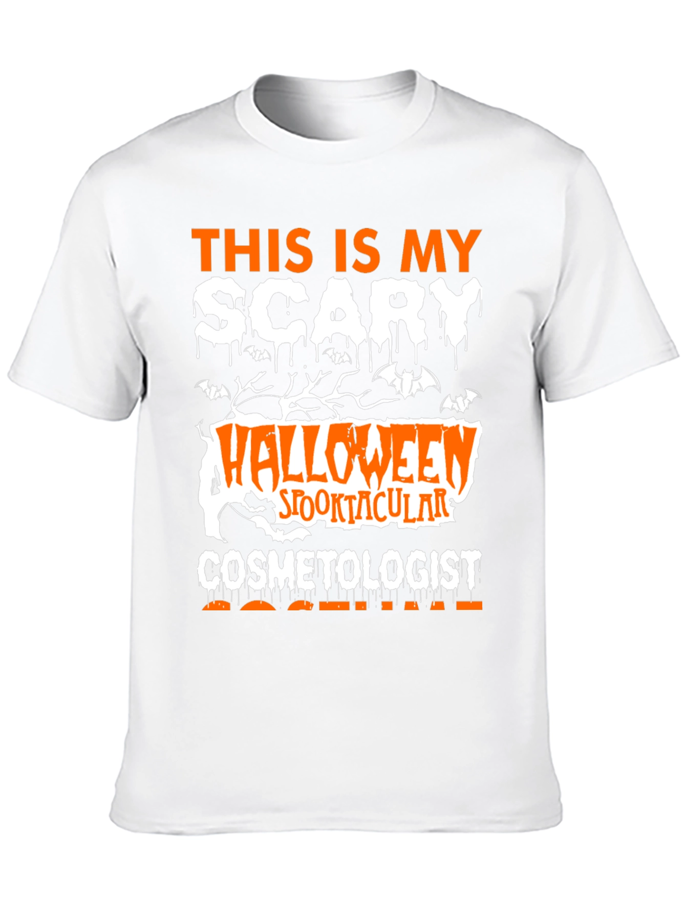 Scary Halloween Cosmetologist T-Shirt