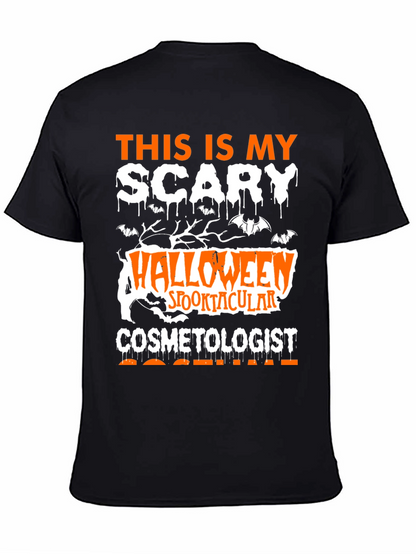 Scary Halloween Cosmetologist T-Shirt