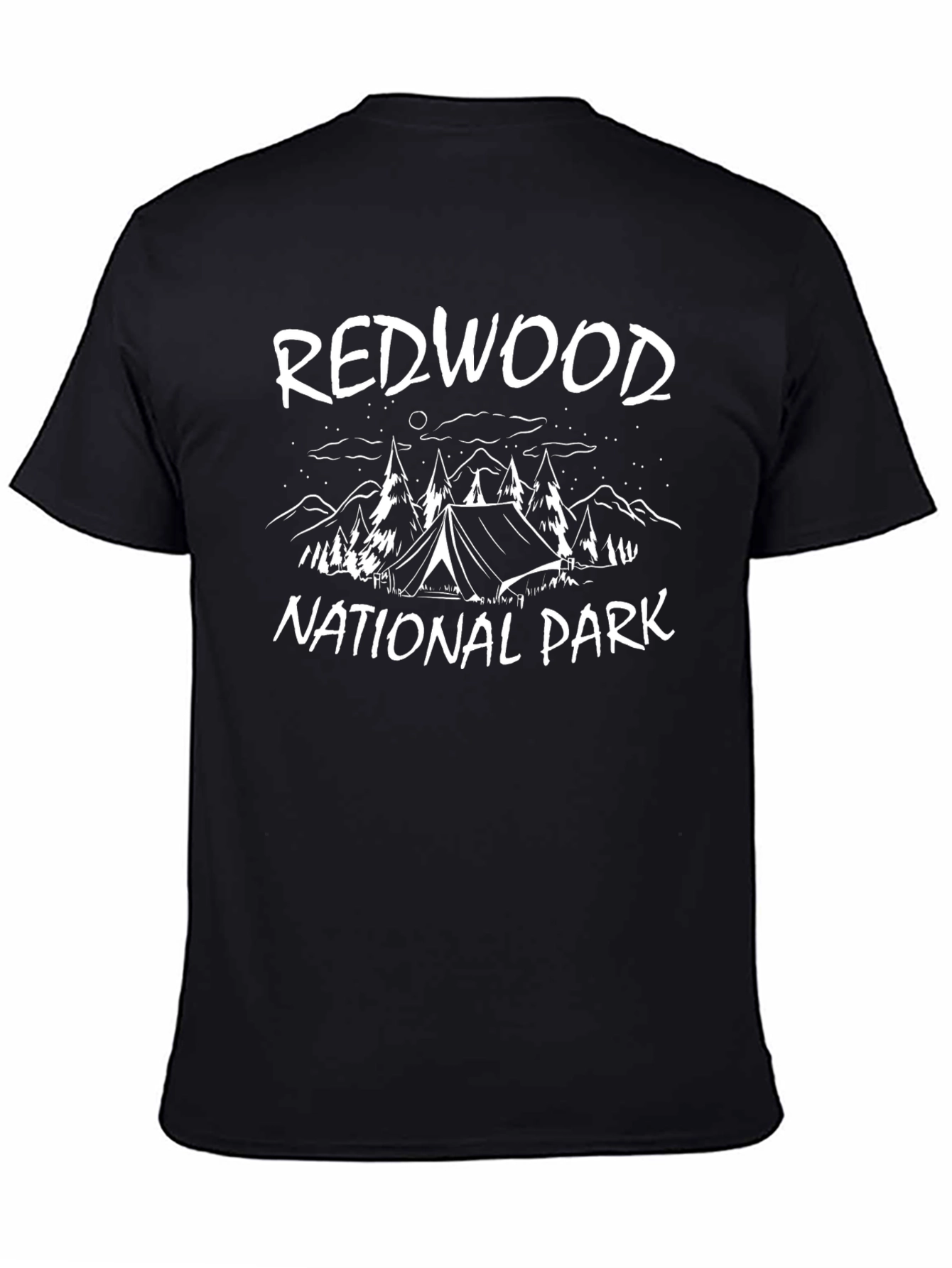 Redwood National Park Black Graphic T-Shirt