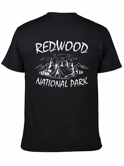 Redwood National Park Black Graphic T-Shirt