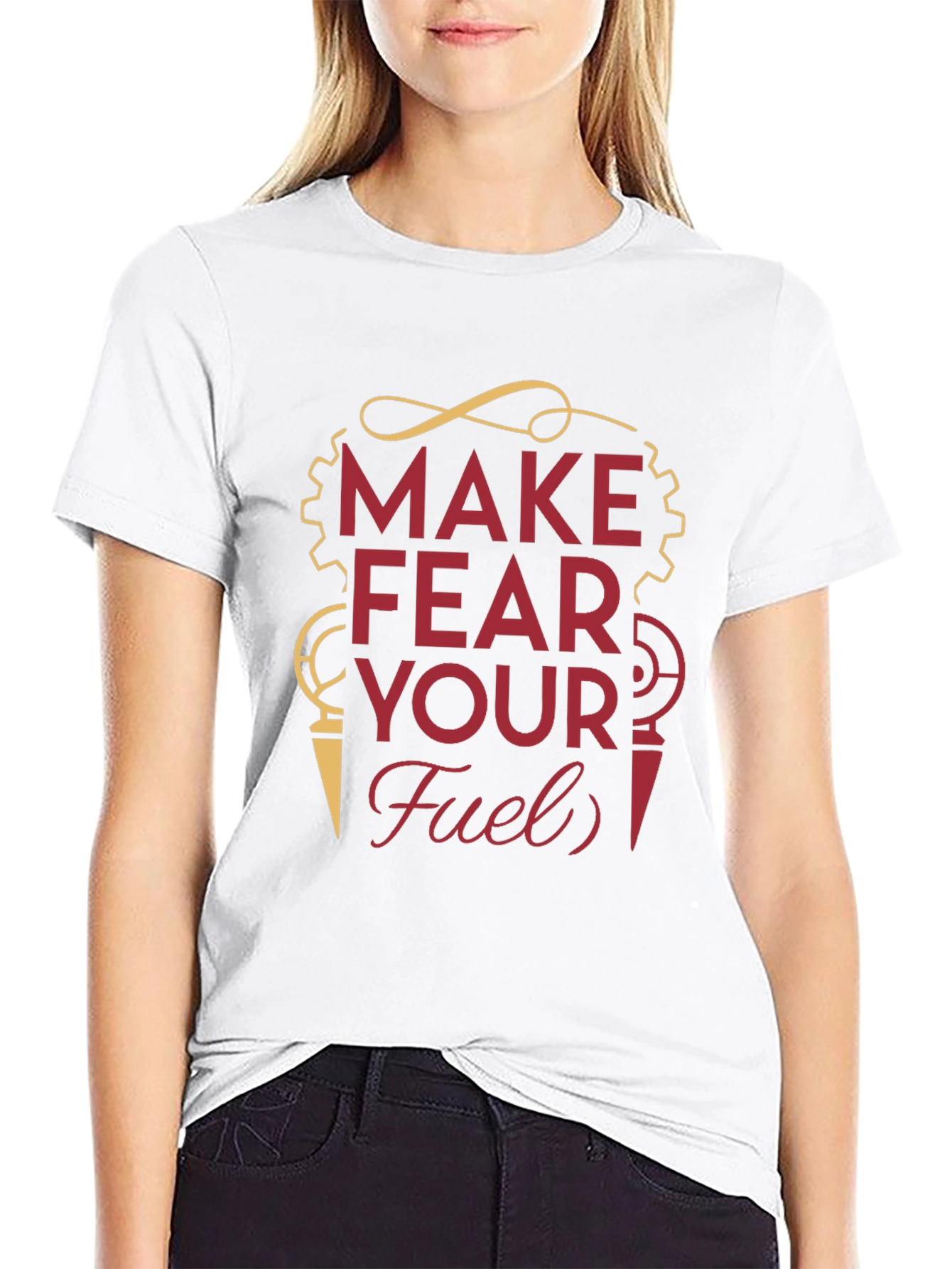 Make Fear Your Fuel T-Shirt - Motivational Graphic Tee