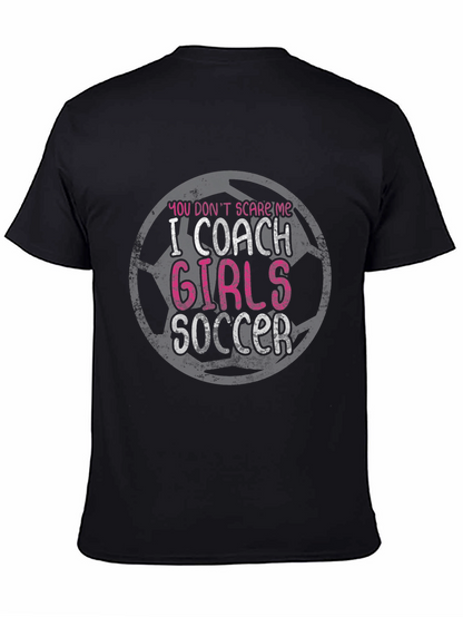 Girls Soccer Coach Graphic T-Shirt