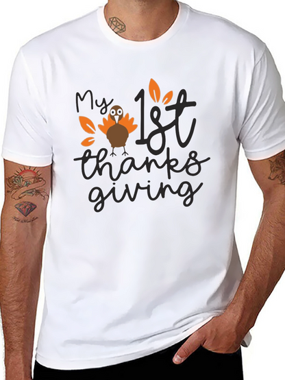 My First Thanksgiving Turkey Graphic T-Shirt
